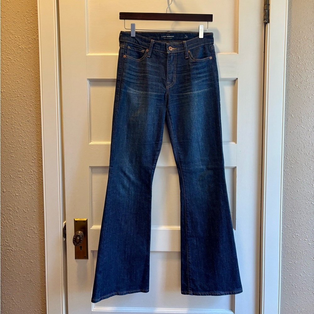 Lucky Brand Dark Blue Flare Jeans Size 26